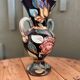 Vase with floral pattern handle signed "Vallauris 610"