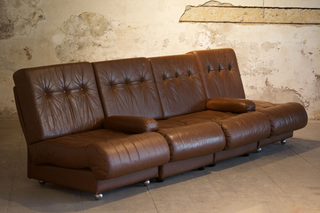 Set of ten Piretti chairs for Castelli publishing house