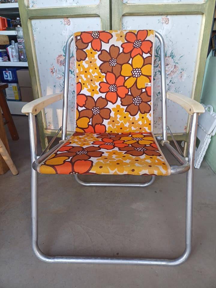 Fauteuil pliant camping 1960/70
