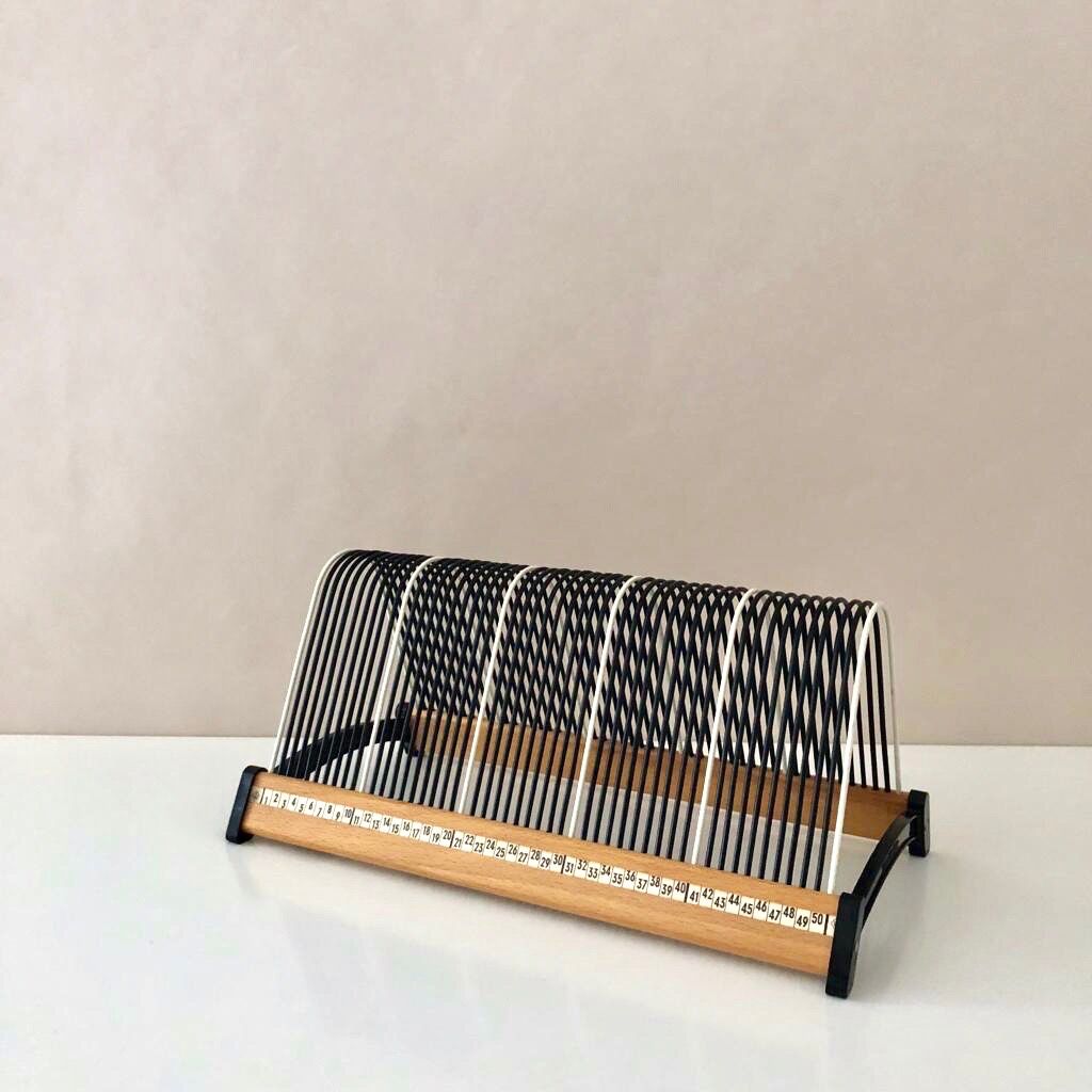 Plattofix record stand, vinyl record holder, plattofix germany, black white