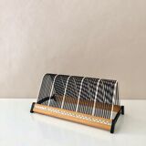 Plattofix record stand, vinyl record holder, plattofix germany, black white