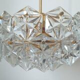 Chandelier en verre BIG des années 1970, Kinkeldey, Allemagne.