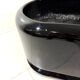 Luigi Colani set of 3 room dividing black planters 1970’s