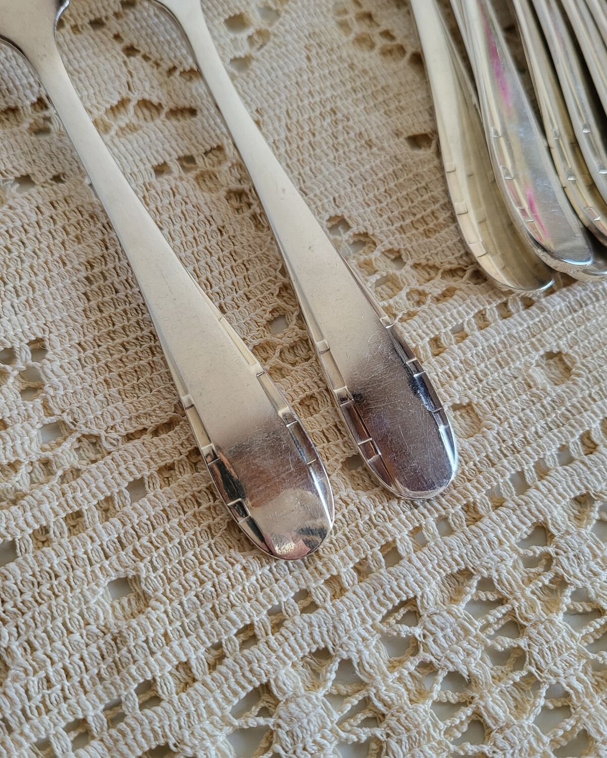 12 silver-plated fish cutlery sets by Argental