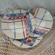 3 old Badonviller dinner plates