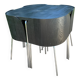 Black set fusion for ikea 1 table with 4 chairs
