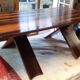 Coffee table in ebony from the 40s/50s