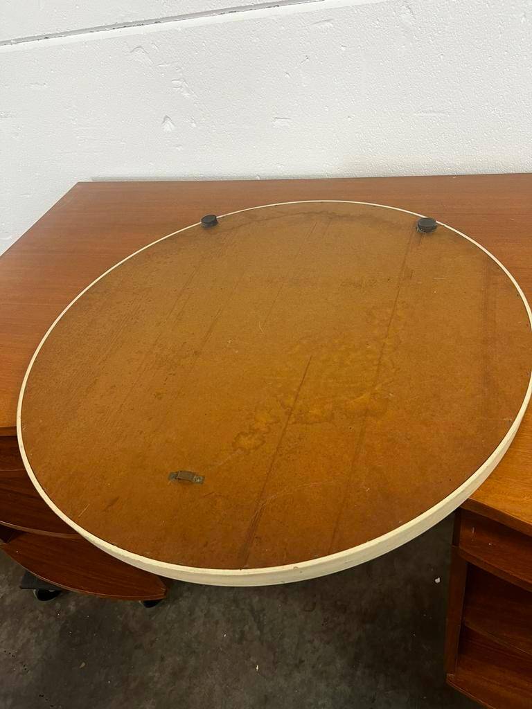 Miroir rond Space Age vintage