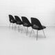 Conference dining chairs set 1970s
