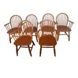 6 Windsor armchairs