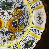 Assiette décorative vintage Deruta céramique - Italie