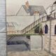 Notre-Dame de l'Espérance, aquarelle vintage signée