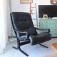 Siesta armchair Westnofa ingmar relling vintage black leather
