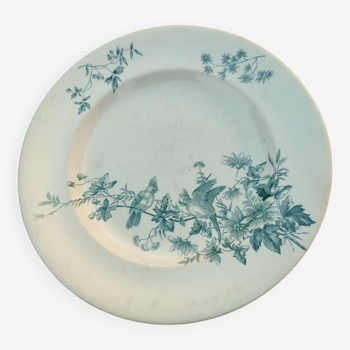 Assiette plate Longwy