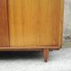 Scandinavian wardrobe 1960 with sliding doors - 160x185