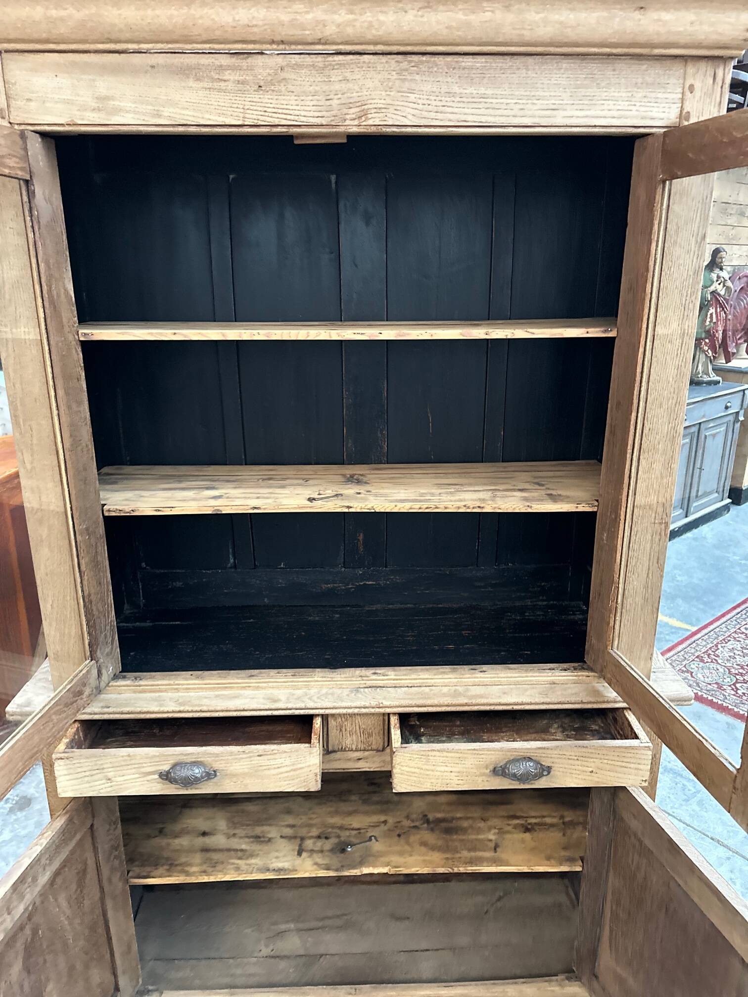 Late 19th century dresser in solid oak