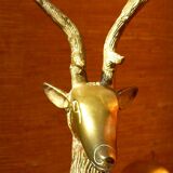Massive brass deer