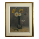 The bouquet with the butterfly - Painting signed A. Moreau
