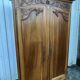 Louis XV Wardrobe in Solid Walnut, Late 19th Century