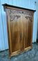 Louis XV Wardrobe in Solid Walnut, Late 19th Century