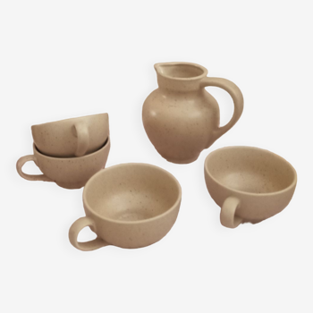 Natural stoneware set