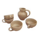 Natural stoneware set