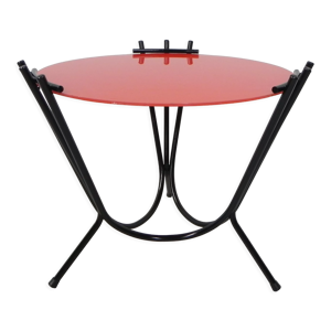 table basse vintage avec - rouge