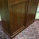 1930s English oak cabinet