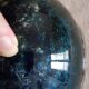 Glossy glass round vase by Jean Noêl Bouillet