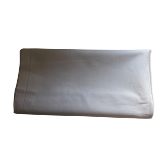 White linen tablecloth