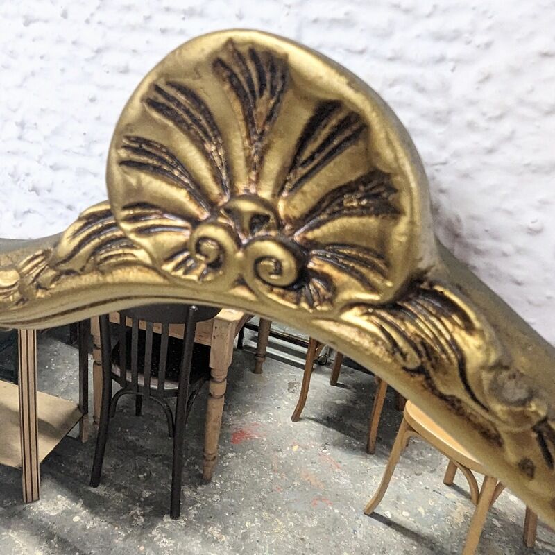 Gilded baroque mirror 50x34cm