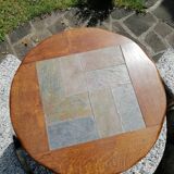 Solid oak coffee table