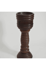 Wooden vase column, 1960s