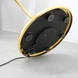 1980s Pair of VeArt-Murano Floor Lamps in Brass Finish ,Italy