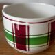 Set of 5 old Sarreguemines Sousse cups