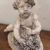 Lebrun: Glazed terracotta putti