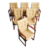 Un ensemble de six fauteuils des années 1960/1970 pour Vamdrup Stolefabrik