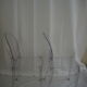 Pair of stackable chairs Victoria Ghost by Philippe Starck, Kartell