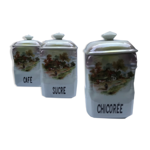 Lot : trois pots anciens