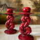 Ceramic candlesticks 1950