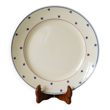 Round dish, Lunéville model E Pierrée, 1940