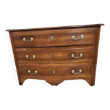 Walnut chest of drawers