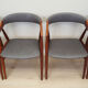 Set of four teak chairs, Danish design, 1960s, designer: Ejner Larsen & Aksel Bender Madsen