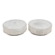 Set of 2 Erco ceiling lights from the 60s in diamond-tipped glass Diameter 35cm