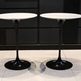 A pair of side tables by Eero Saarinen for Knoll