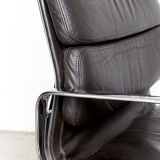 Charles & Ray Eames Soft Pad Chair EA 207 for Herman Miller