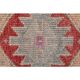 Vintage Turkish Oushak Handmade Wool Cotton Orange Runner Rug 73x311