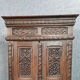 Gothic Renaissance style cabinet with solid oak putto around 1850