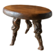 Round coffee table, vines