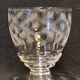 10 old port wine glasses in engraved art deco chiseled crystal